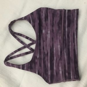 Lululemon Size 4 Purple Energy Bra